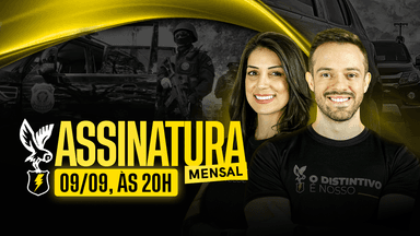 Mentoria para Carreiras Policiais - O Distintivo é Nosso - ASSINATURA MENSAL ( Prazo mínimo de contratação 6 meses )