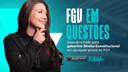 CURSO DE QUESTÕES FGV