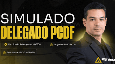 2º SIMULADO PRESENCIAL - DELEGADO PCDF