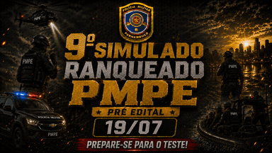 10° SIMULADO RANQUEADO PMPE - HD CURSOS