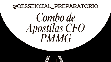 Combo de Apostilas CFO PMMG