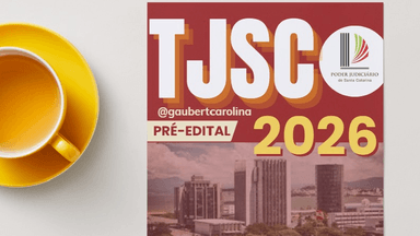 TJSC: 1º SIMULADO – TÉCNICO JUDICIÁRIO AUXILIAR (PRÉ-EDITAL 2026)