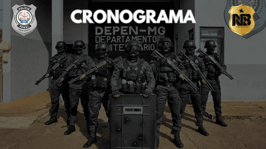 CRONOGRAMA - POLÍCIA PENAL DE MINAS GERAIS - TRIMESTRAL