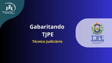 Gabaritando TJPE - Técnico Judiciário 