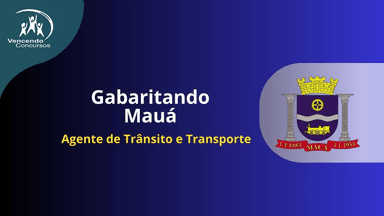 Gabaritando Mauá - Agente de Trânsito e Transporte 