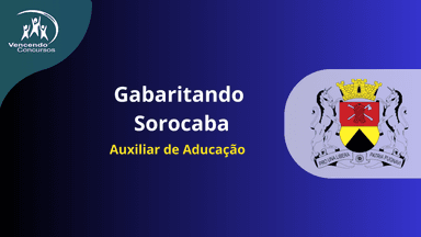 Gabaritando Sorocaba - Auxiliar de Educação 