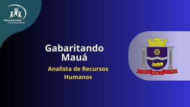 Gabaritando Mauá - Analista de Recursos Humanos 