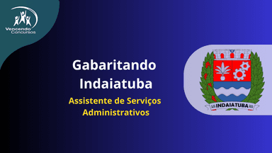 Gabaritando Indaiatuba - Assistente de Serviços Administrativos