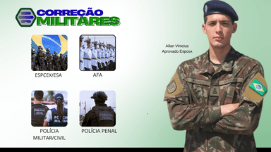 CORREÇÃO MILITARES - Acompanhamento de Redação 