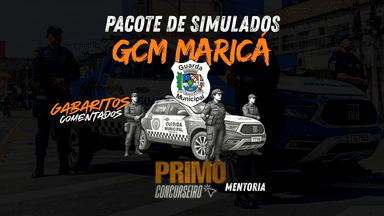 GCM MARICÁ: 6 SIMULADOS COMENTADOS