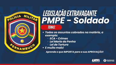 PMPE - Soldado - Legislação Extravagante