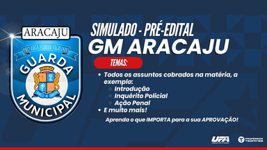 GM Aracaju - Pré-Edital: III Simulado com Gabarito (1 Simulado)
