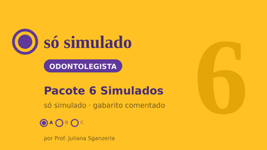 Pacote 6 · Só Simulado