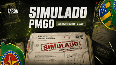 Simulado PMGO - Polícia Militar do Estado de Goiás